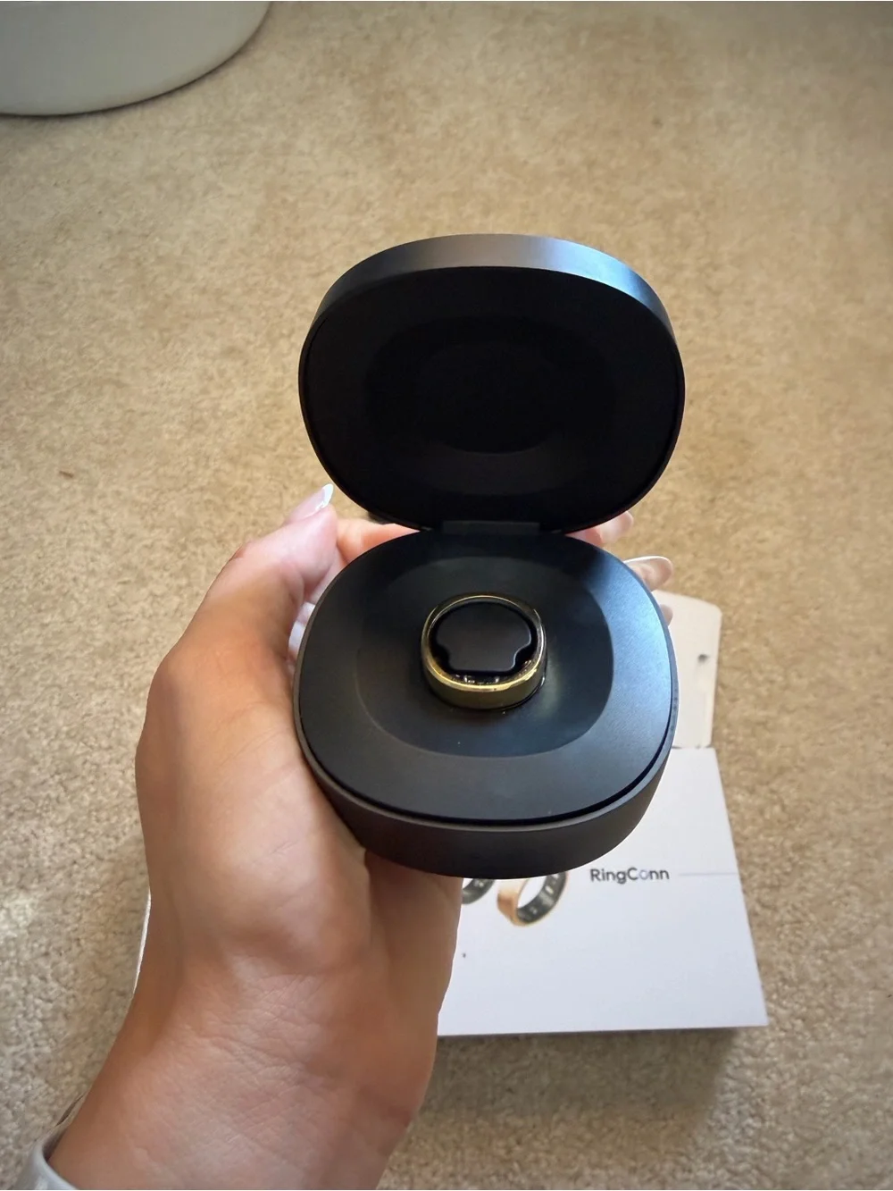 RingConn Smart Ring in Gold – Activity & Sleep Tracker